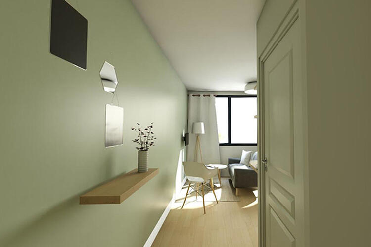 La résidence 7ème art propose des appartements modernes contemporain et cozy totalement équipés